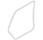 Genuine Volvo Door Weather-strip 32229217. Fixed Price $132.25.