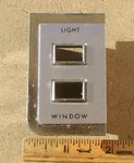 1966 - 1969 Lincoln Rr Window Regulator Switch Housing Bezel 67 68 Light. Fixed Price $39.99.