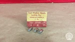 (3) Nos 1960-1961 Ford Galaxie Front Door Vent Window Handle Locking Key. Fixed Price $30.00.