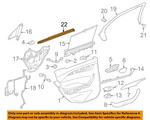 Gm Oem 14-19 Cts Rear Door Interior Trim-belt W'strip 84168055. Fixed Price $27.79.
