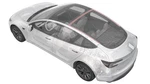 Genuine Tesla Model 3 Rear Upper Glass Perimeter Seal Backlite 1111787-00-A. Fixed Price $47.44.