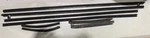 1970 Mustang Coupe Door Window Felt Fuzzies Rubber Seal Kit Repop. Fixed Price $115.95.