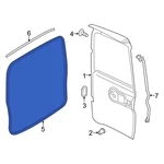 For Ram Promaster City 2015-2022 68266478AA Rear Inner Door Seal. Fixed Price $210.31.