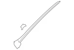 Genuine Honda Windshield Molding 73152-TG7-A02. Fixed Price $39.16.