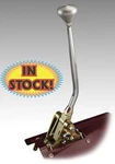 Lokar FM350EM - Floor Mount Single Bend 8" Shifter For TH350 W/brushed Mush Knob. Fixed Price $425.95.