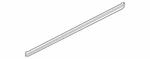 Genuine Vw 2012-2021 Passat Rear Left Door Window Inner Seal 561-839-479-B-5AP. Fixed Price $9.50.
