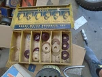 Door Handle Window Crank Bezels Escustions Box Lot Ford Chevrolet 1948,42,46,47. Fixed Price $25.00.