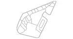 Genuine Volkswagen Corner Trim Seal 2GJ-837-367-A. Fixed Price $27.58.