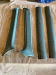 1961 Ford Fairlane 2-DR Post Windshield Garnish Mouldings. Clean Oem Parts!!. Fixed Price $129.99.