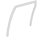 Genuine Honda Channel Rear Door Run 72735-TLA-A11. Fixed Price $39.75.