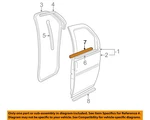 Gm Oem 03-24 Express 1500 Front Door Components-belt W'strip 25731671. Fixed Price $133.61.