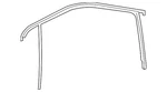 Genuine Volkswagen Window Guide 2GJ-837-431-5AP. Fixed Price $247.95.