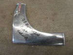 1955 Studebaker President Exterior Front Windshield Lower Corner Trim Molding Df. Fixed Price $34.99.