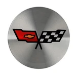 Gm Licensed N90 Aluminum Wheel Center Cap W/ Flags Emblem For 1982 C3 Corvette. Fixed Price $18.95.