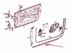 Mercedes-benz Coupe C217 Front Left Door Bottom Seal A2177200154 No Duties. Fixed Price $54.76.