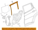 Chrysler Oem 17-22 Compass Rear Door Glass Hardware-run Channel 68242124AC. Fixed Price $138.08.