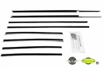 1963 1964 1965 Buick Riviera Door Window Felt Fuzzies Rubber Seal 8 Pc Kit. Fixed Price $309.99.