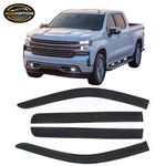Fits 19-26 Chevy Silverado & Gmc Sierra 1500 Crew Cab Window Visors Vent Guard. Fixed Price $35.99.