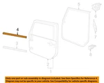 Chrysler Oem 18-23 Gladiator Front Door Components-belt W'strip 68271687AC. Fixed Price $37.25.
