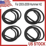 For Hummer H2 2003-2009 Set Of 4 Door Seal Weatherstrip Body Front-rear Lh-rh. Fixed Price $142.68.