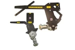 1955-1957 Front & Rear No Vent Power Window Kit Nu-cranks Switches Large Round. Fixed Price $1672.00.