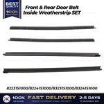 Genuine Front & Rear Door Belt Inside Weatherstrip Set For Hyundai Santa Fe. Fixed Price $135.00.