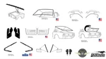 1965-1966 Ford Mustang Fastback Premium Weatherstrip Seal Kit. Fixed Price $365.99.