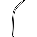 New Genuine Mercedes-benz Weatherstrip 2037201578 Oem. Fixed Price $28.79.