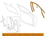Gm Oem 15-19 Xts Front Door Glass Hardware-run W'strip 23454475. Fixed Price $714.59.