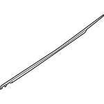 2019-2023 Hyundai Santa Fe W/strip Assembly-rear Dr Belt Outside 83220S1000. Fixed Price $139.09.