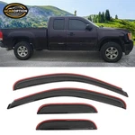 In-channel Window Visors Fits 07-14 Silverado Sierra 1500 2500 Hd Extended Cab. Fixed Price $31.99.