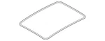 Genuine Porsche Surround Weather-strip 95B-877-459-B. Fixed Price $151.06.