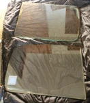 Left And Right Front Windshields From 1947 Studebaker Truck M16. Fixed Price $150.00.