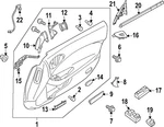 Genuine Nissan Door Window Belt Weatherstrip 80835-6GP0A. Fixed Price $177.81.