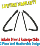 1981-1985 Chevy/gmc Pickup Truck Vent Window Seals, Pair, 2PC C10 Wing. Fixed Price $89.95.