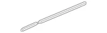 Genuine Audi Belt Weather-strip 4M0-837-479. Fixed Price $41.81.