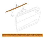 Genuine Gm Driver Side Front Door Window Belt Reveal Molding 23112216. Fixed Price $135.99.