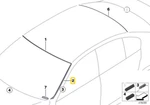 Bmw Genuine 330 340 328 335 M3 12-19 Left Side Windshield Molding 51317258187. Fixed Price $61.75.