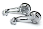 Show-grade Chrome Window Crank Handles For Classic 1959-66 Gm Cars / Type J. Fixed Price $19.99.