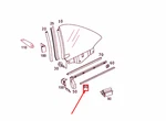 New Mercedes-benz Sl R230 Window Rear Right Molding A2306900480 Genuine. Fixed Price $115.39.