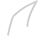Genuine Honda Run Weather-strip 72275-TVA-A03. Fixed Price $44.92.