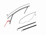 Mercedes-benz W177 Front Left Window Guide Rail A1777252100 No Duties. Fixed Price $107.04.