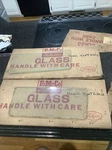 Nos 1955-1956 Ford Vent Window Glass Hardtop Convertible B5A-7621412-A. Fixed Price $125.00.