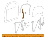 Gm Oem 14-20 Escalade Esv Front Door Glass Hardware-rear Guide 84010822. Fixed Price $50.71.