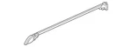 Genuine Audi Belt Weather-strip 4M8-839-480-D. Fixed Price $190.19.