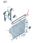 New Audi Q8 4MN Window Slot Seal 4M8839479D Genuine. Fixed Price $284.76.