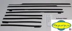 1965 1966 1967 Bonneville Convertible 2-DOOR Window Felt Rubber Seal 8 Pc Kit. Fixed Price $389.99.
