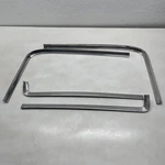 1966 67 Chevelle Gto Cutlass Skylark 2 Dr Ht Back Window Moldings Nice O6. Fixed Price $159.95.