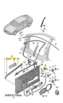 Audi 2016-2018 A7 Door Seal Upper 4G8845696H. Fixed Price $94.99.