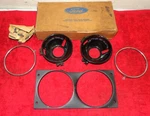 1967 1968 Mercury Cougar XR7-G Gt-e Nos Lh Head Lamp Door Bucket Ring Kit. Fixed Price $399.00.